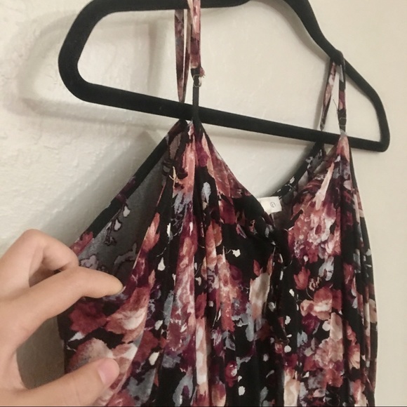 floral cold shoulder mini dress! - Picture 5 of 6